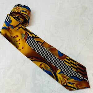 Cocktail Collection silk vintage retro tie like new 90s